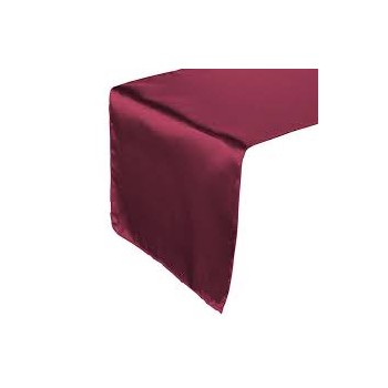 Table Runner Satin – Burgundy