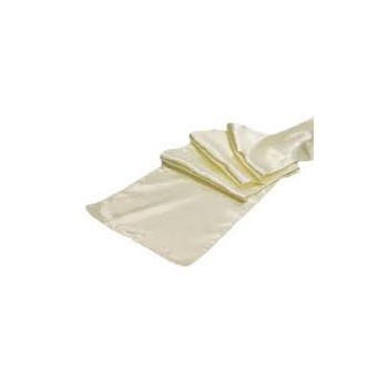 Table Runner Satin – Ivory