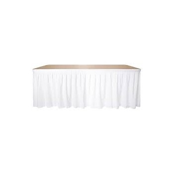 Table Skirting (white) Per ft