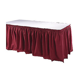 Table Skirting (burgundy)...