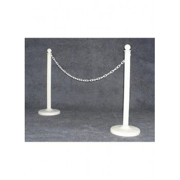 One Stanchion Pole w/ White...