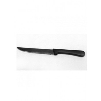 Black Handle Steak Knife