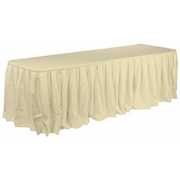 Table Skirting Plastic- Ivory